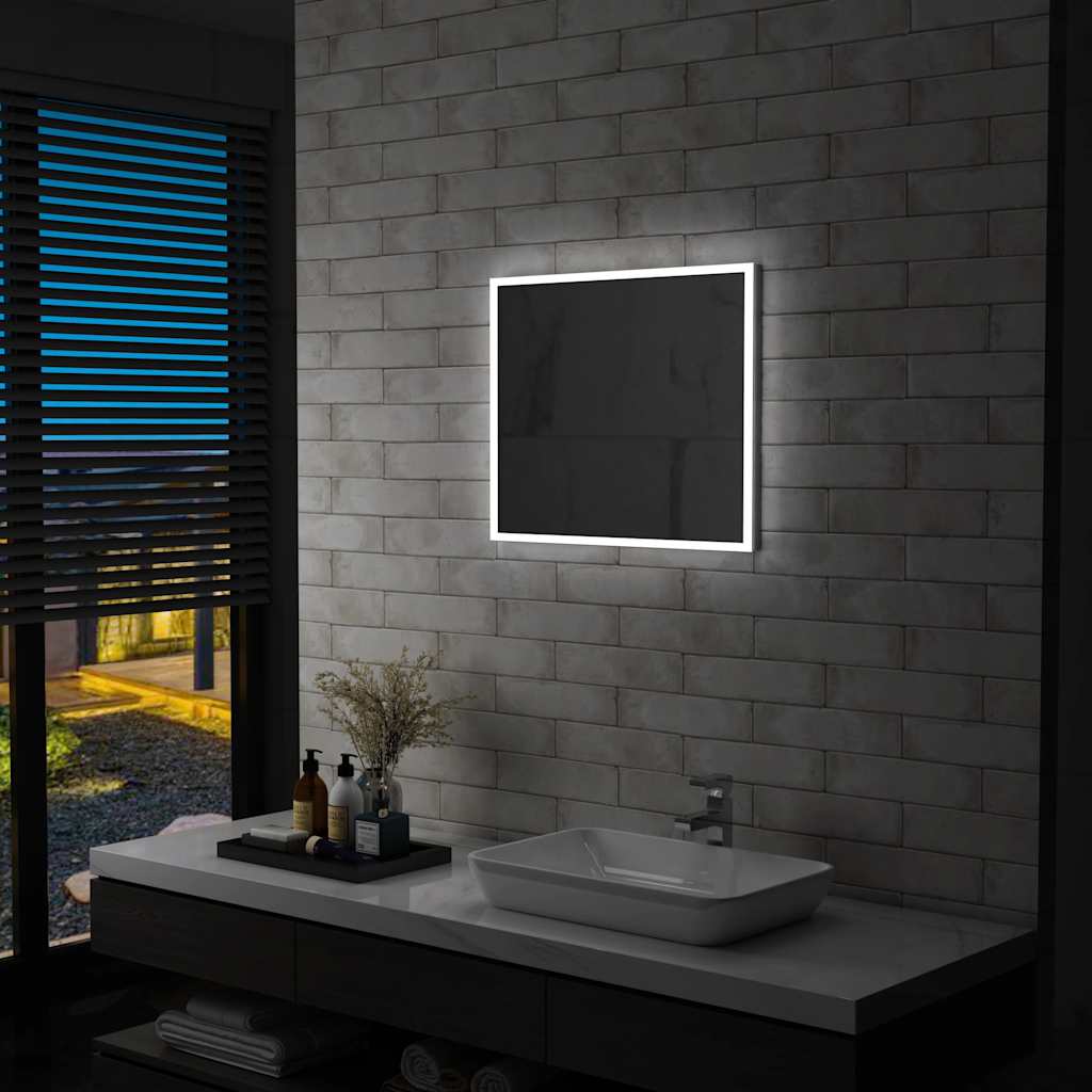 VidaXL Badkamerspiegel led 60x50 cm