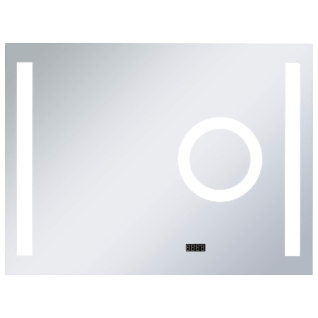 VidaXL Badkamerspiegel led met aanraaksensor 80x60 cm