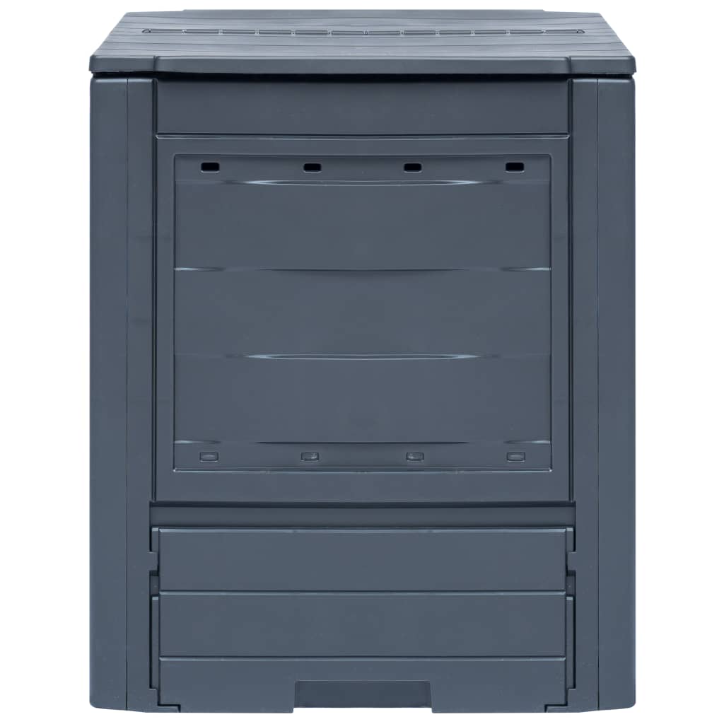 VidaXL Compostbak 260 l 60x60x73cm grijs