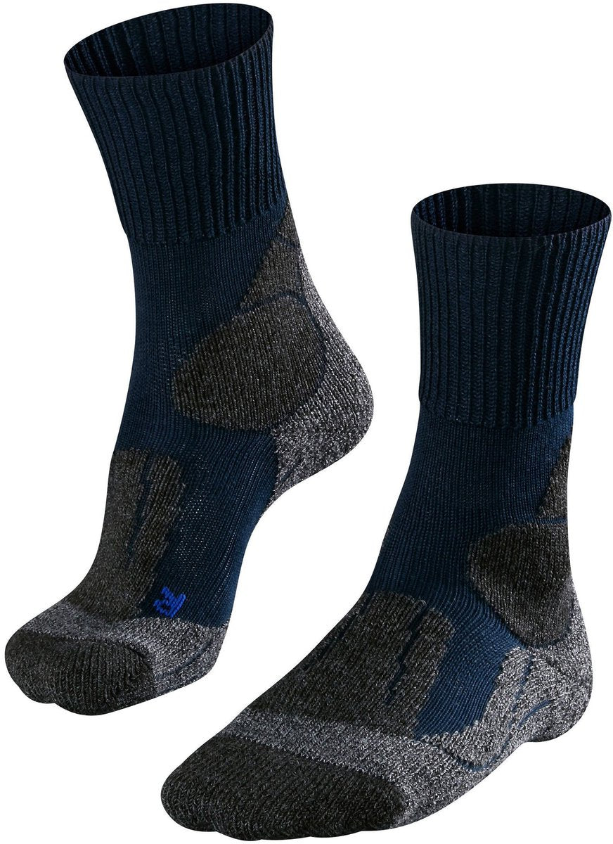 FALKE tk1 cool anti-blaar dik lyocell functioneel materiaal wandelsokken heren blauw - maat 42-43