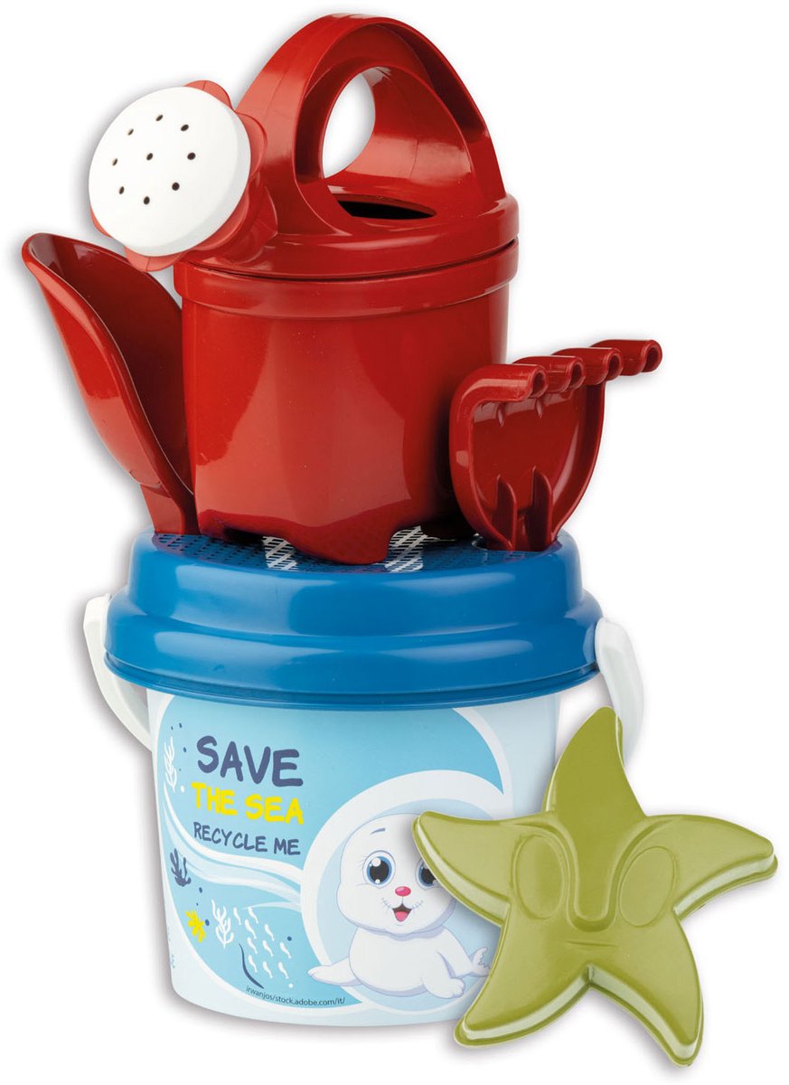 Androni Peuter emmerset gerecycled plastic, 6dlg.