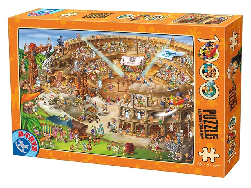 D-Toys puzzel - cartoon colosseum in rome - 1000 stukjes