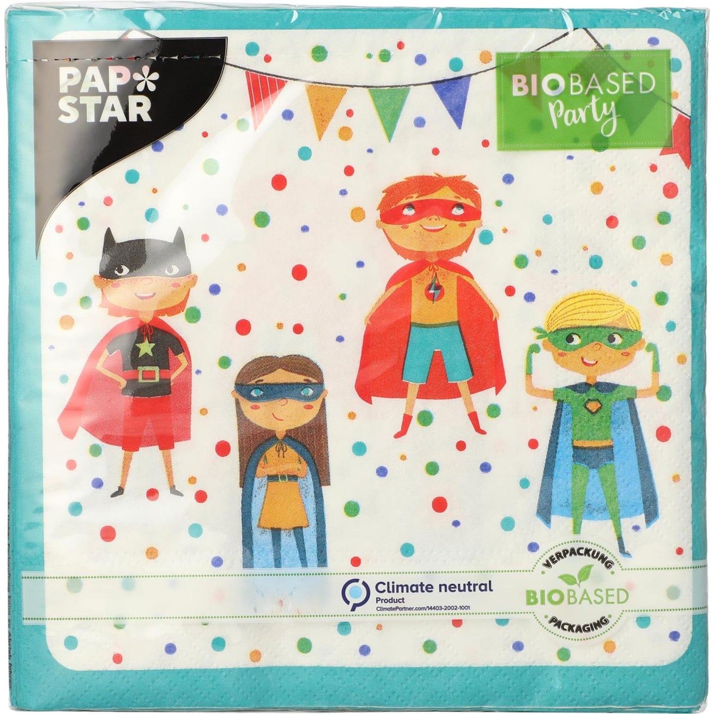 Papstar Servetten superhero 3-laags 33x33cm