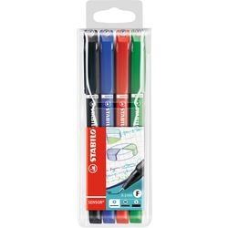 STABILO sensor - fineliner 0.3 mm - set met 4 stuks