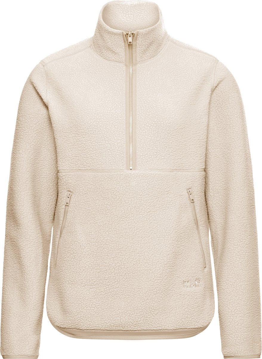 Jack Wolfskin lite curl hz w dames outdoorjas-oyster