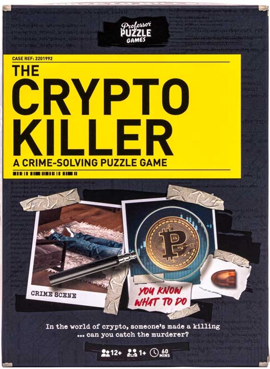 Professor Puzzle The crypto killer - kaartspel (eng)
