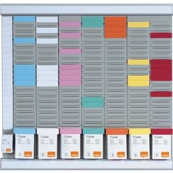 Nobo Compacte planningset 48x48x1,5cm grijs