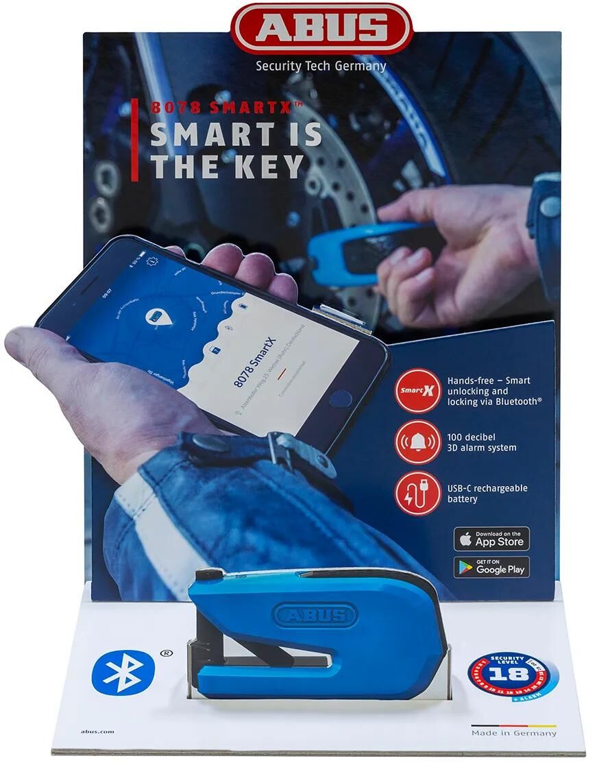 ABUS demo-display 8078 display 8078 cardboard
