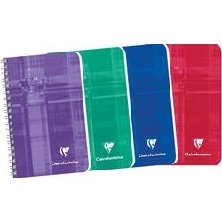 Spiraalschrift 8582 PP 90g m2 7,5x12cm geruit 4x4mm 50vel