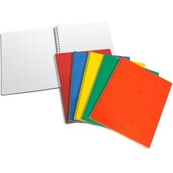 Spiraalschriften 60g m2 14x22cm geruit 5x5mm sterk spiraal