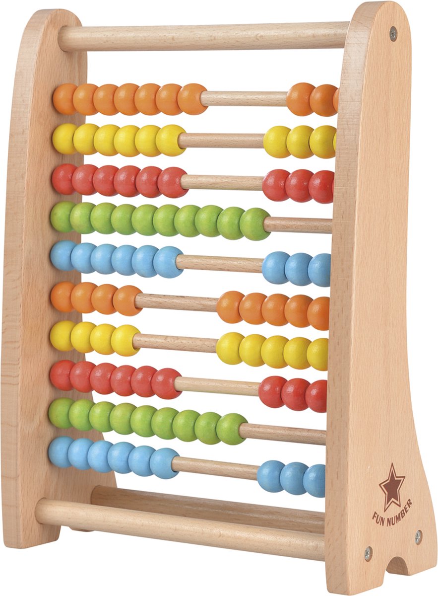 Lelin Toys Magnetisch houten speelgoed - tender leaf - koppelbare safari dieren op wielen - vanaf 18 maanden