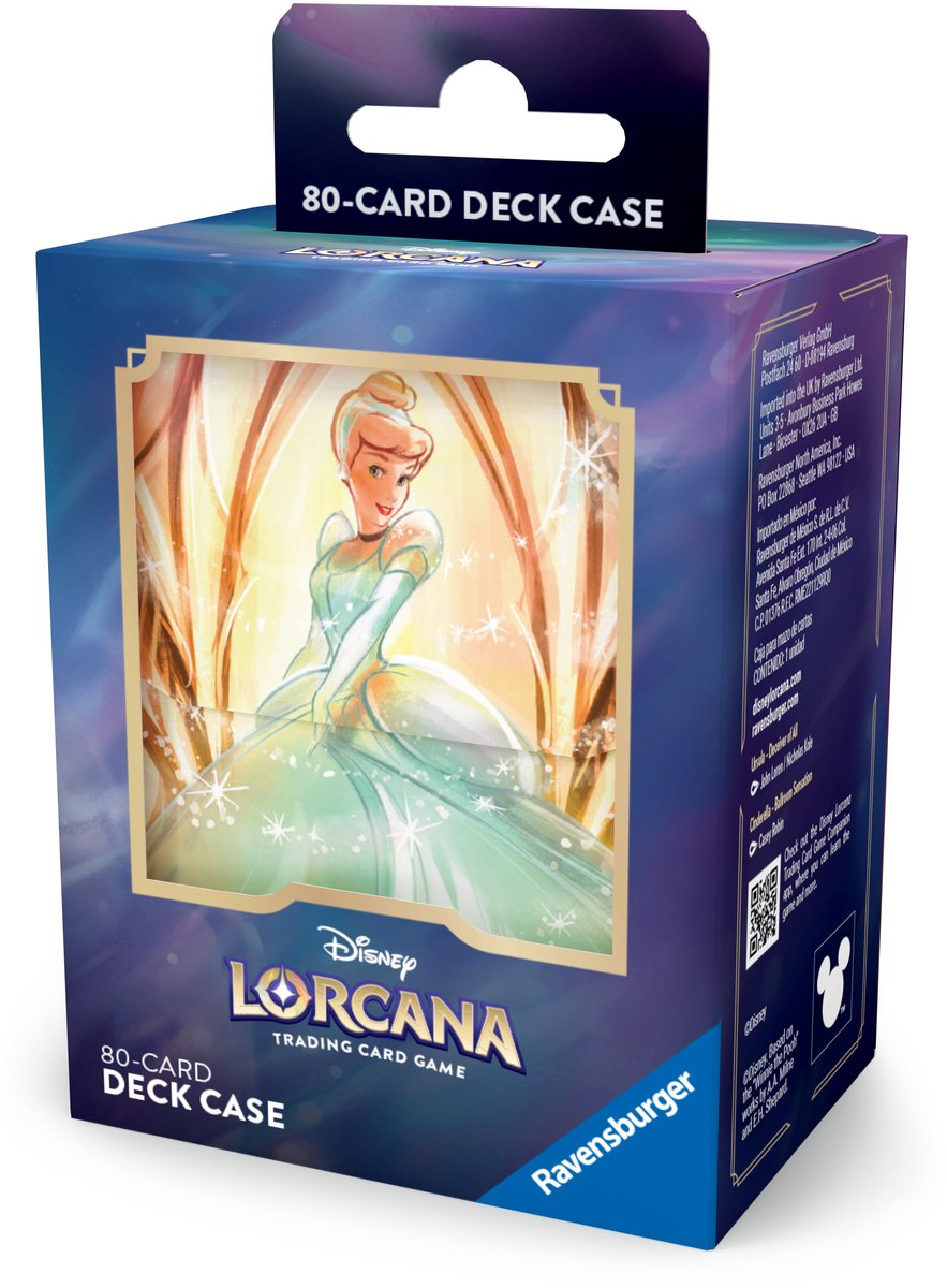 Disney Lorcana Ravensburger - : deck box cinderella - kaartopbergdoos