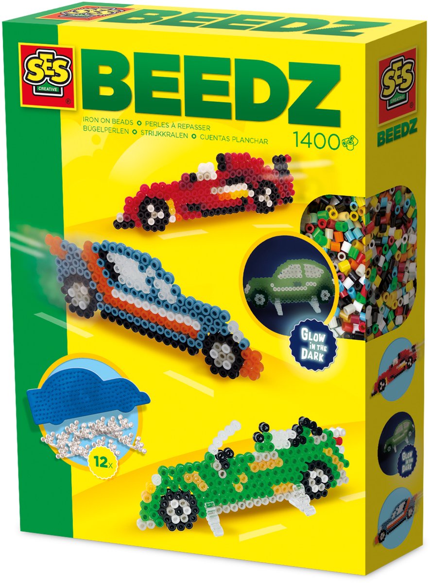 SES Creative Ses strijkkralenset - auto
