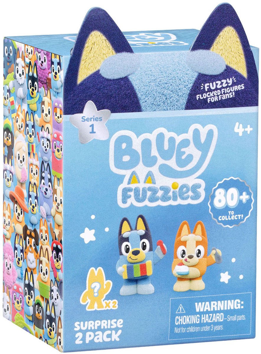 Spectron bluey verzamelfiguren - mini speelfiguren 2-pack blind box.