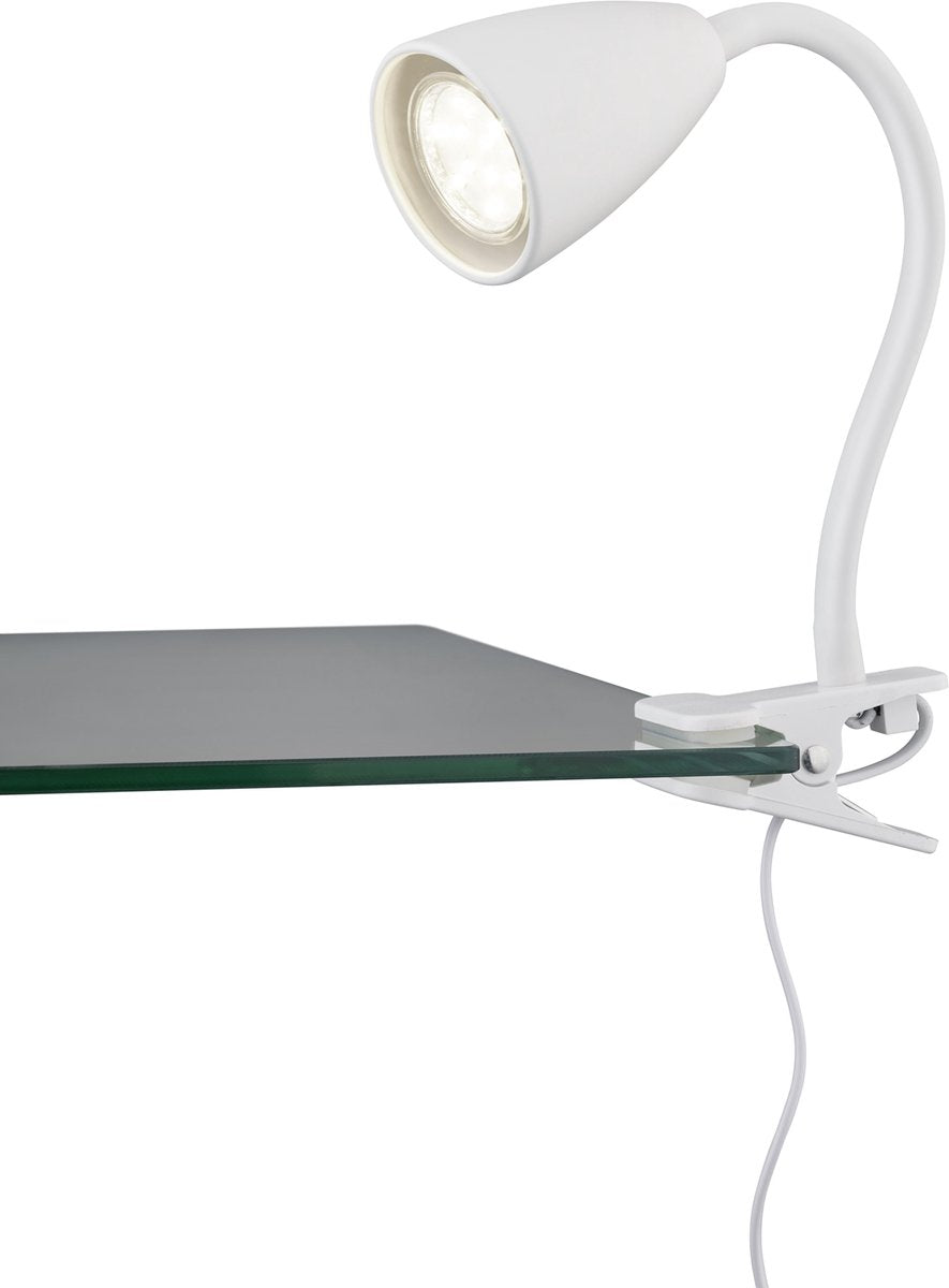 TRIO wanda klemlamp - wit mat