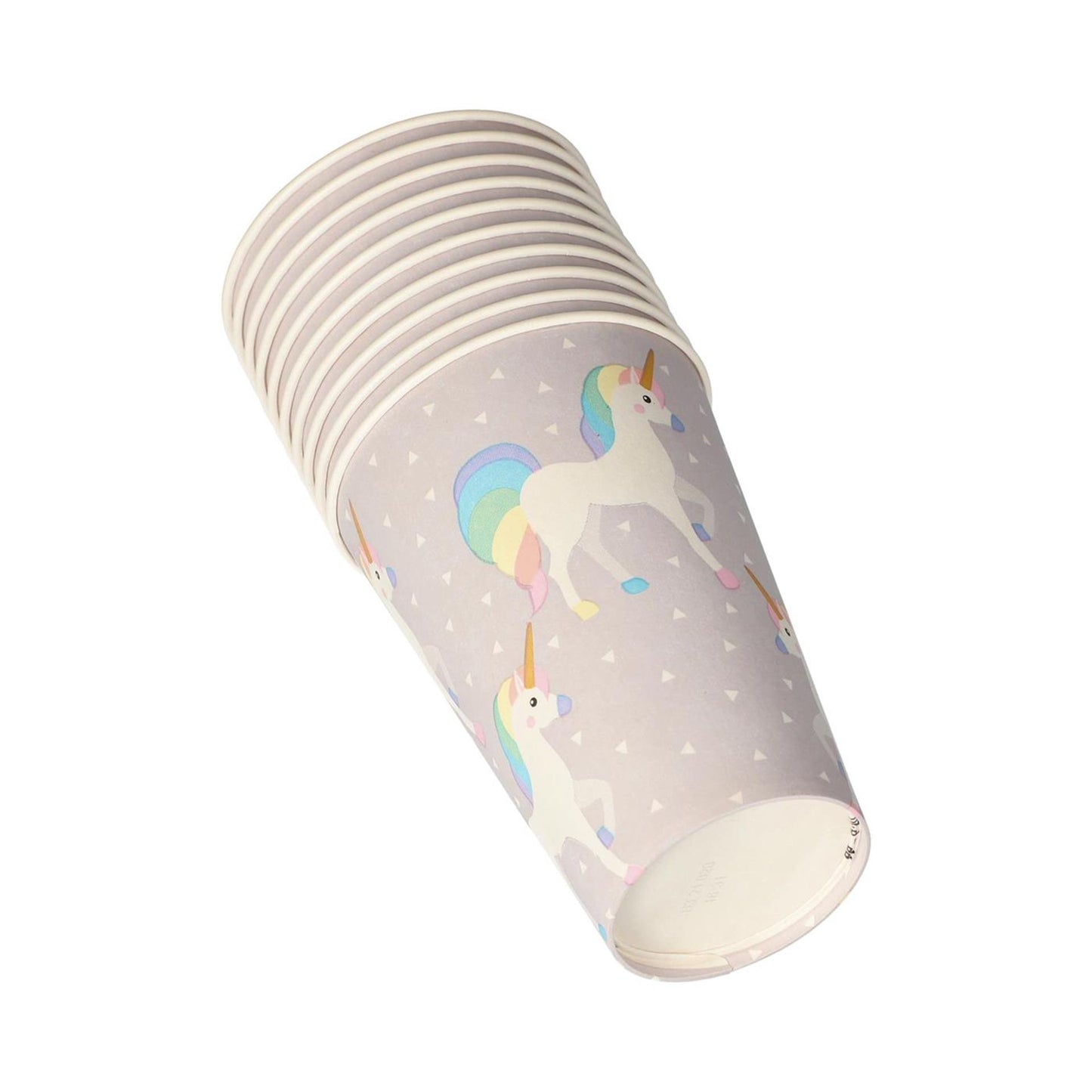 Papstar Drinkbekers unicorn karton 0,2l