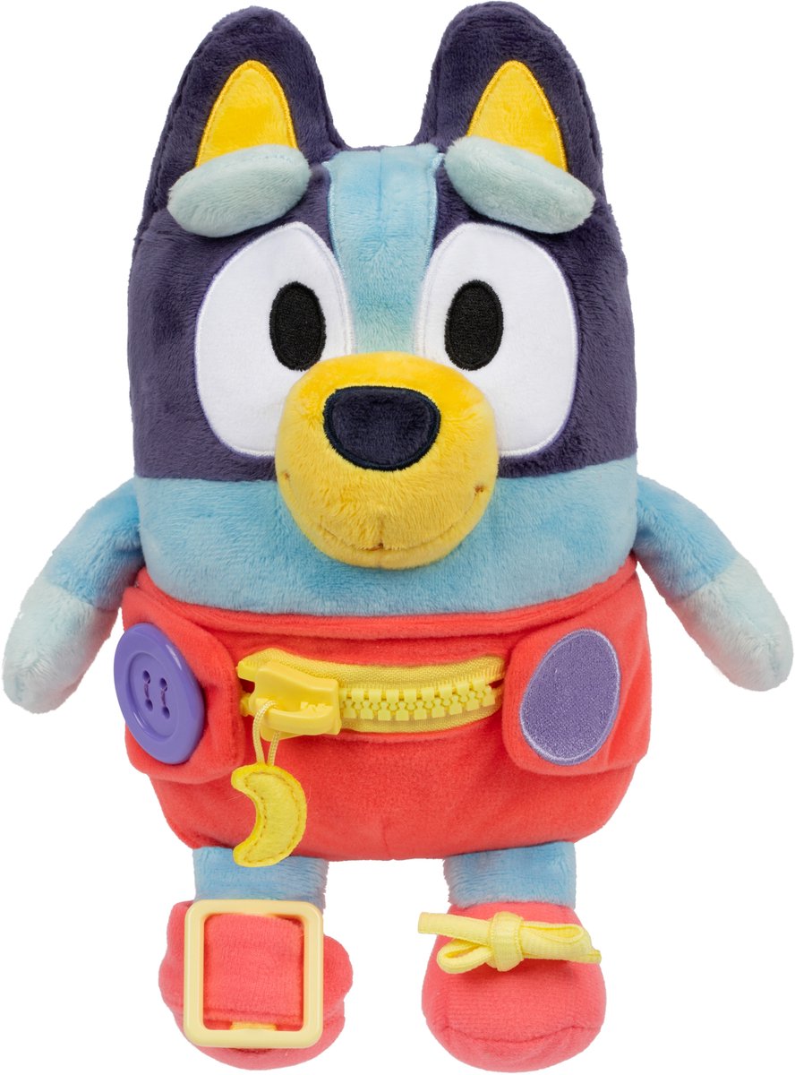 Moose Toys Baby bluey dress and play pluchen knuffel