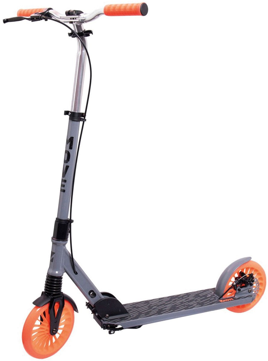 Move Skates Vouwstep - move 200 disc - grijs oranje - plooibaar - in de hoogte verstelbaar - kinderen en volwassenen (8+)