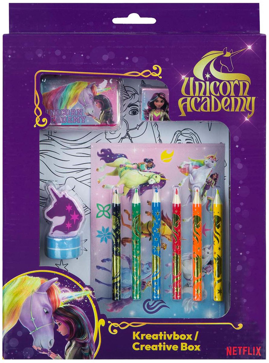Undercover Unicorn academy knutselbox, 21dlg