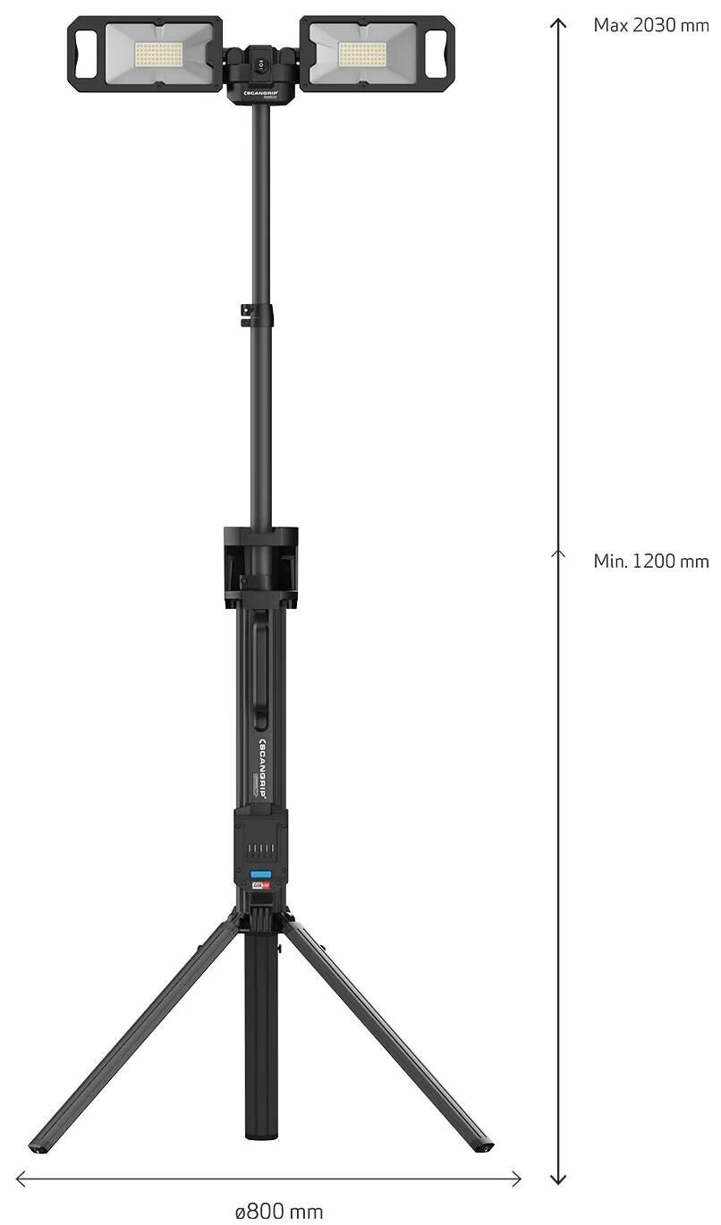 SCANGRIP aktionspaket tower 5 connect lamp tower 5-set