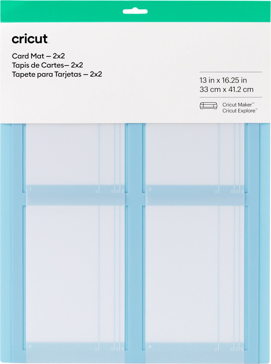 CRICUT card mat snijmat blauw