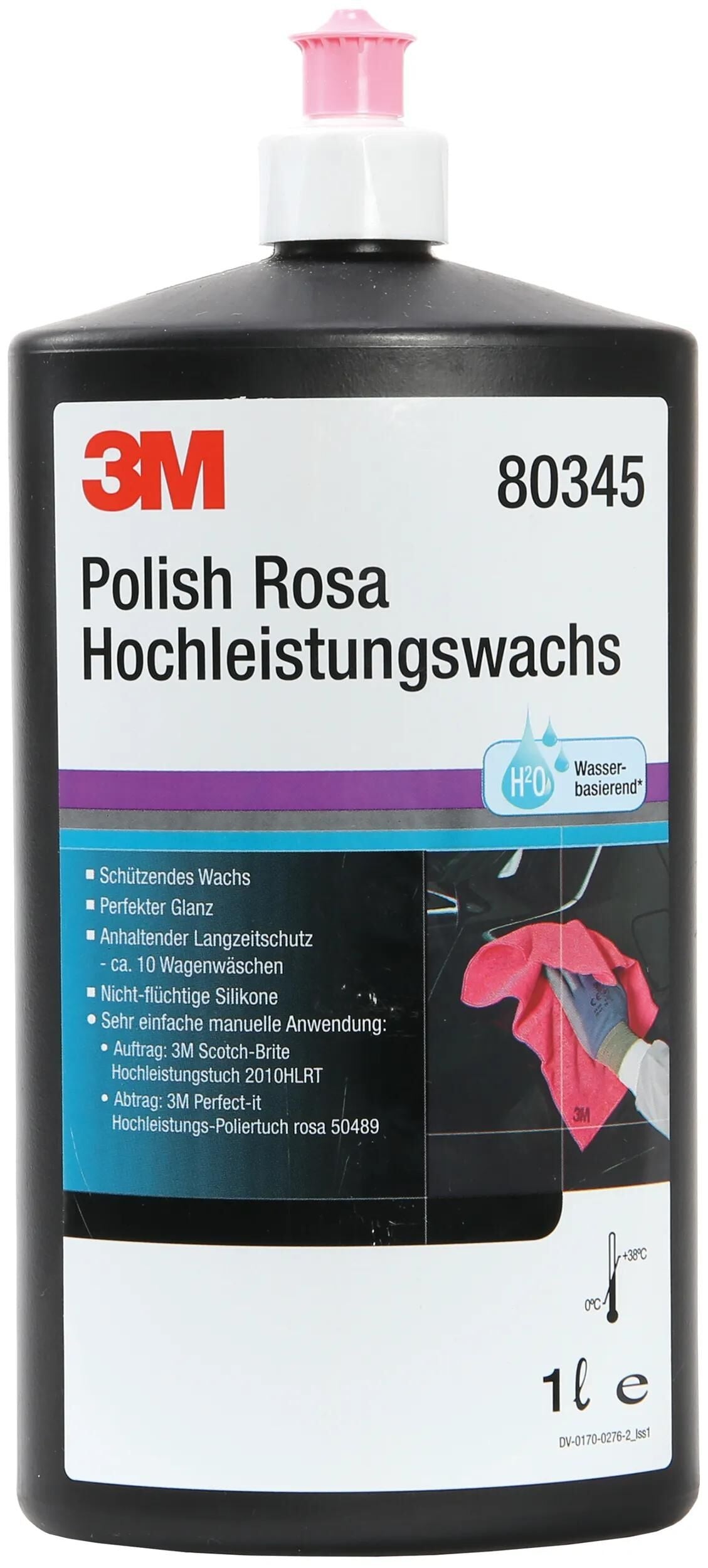 3M lackversiegelung polish rosa hochleistungswachs high gloss sealing perfect it iii 80345