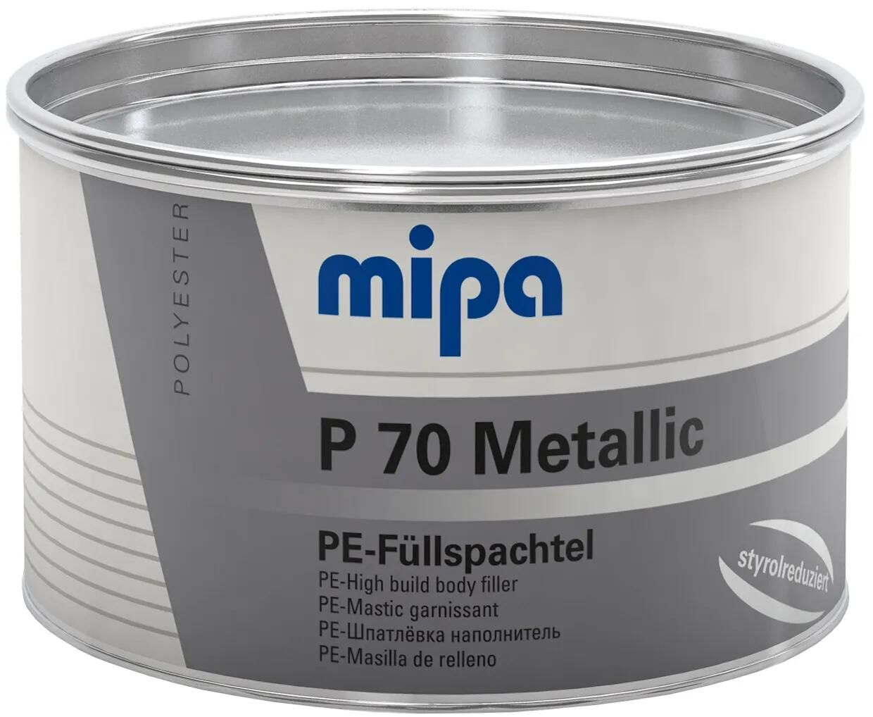 Mipa füllspachtel p70 metallic filling putty p70 1kg