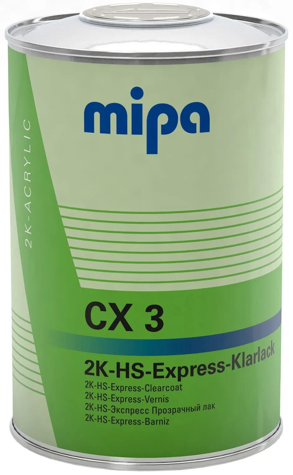 Mipa klarlack cx 3 2k express clear paint cx 1l