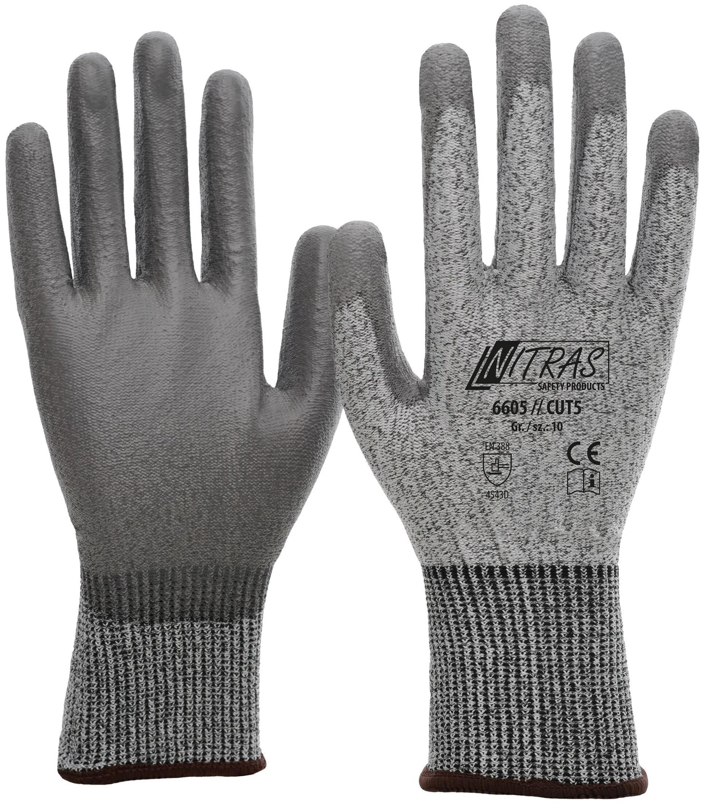 NITRAS SAFETY schnittschutzhandschuh cut5 cut protection glove cut5 gr. 7
