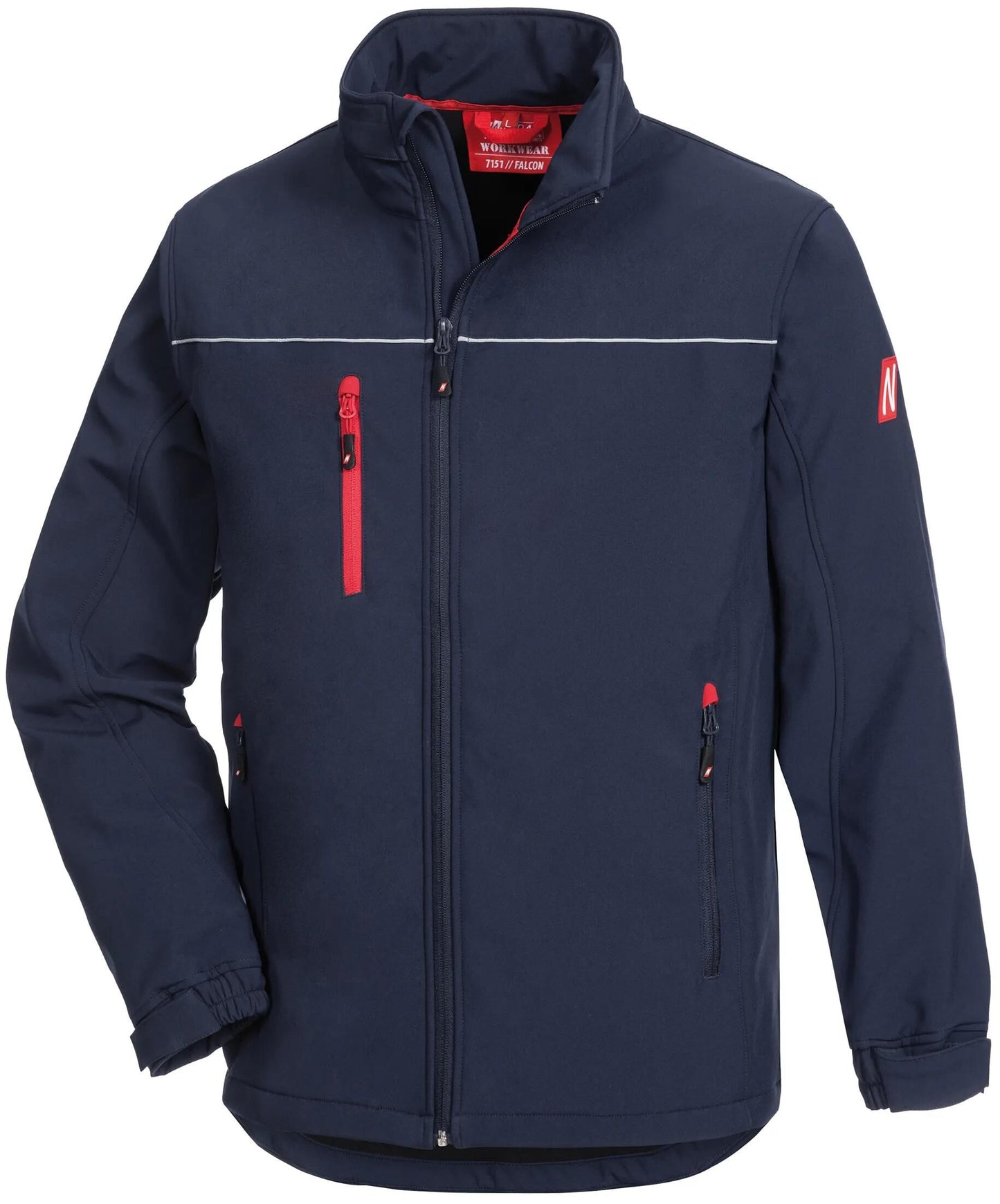 NITRAS SAFETY softshelljacke motion tex light softshell jacket gr. m motion tex light blue