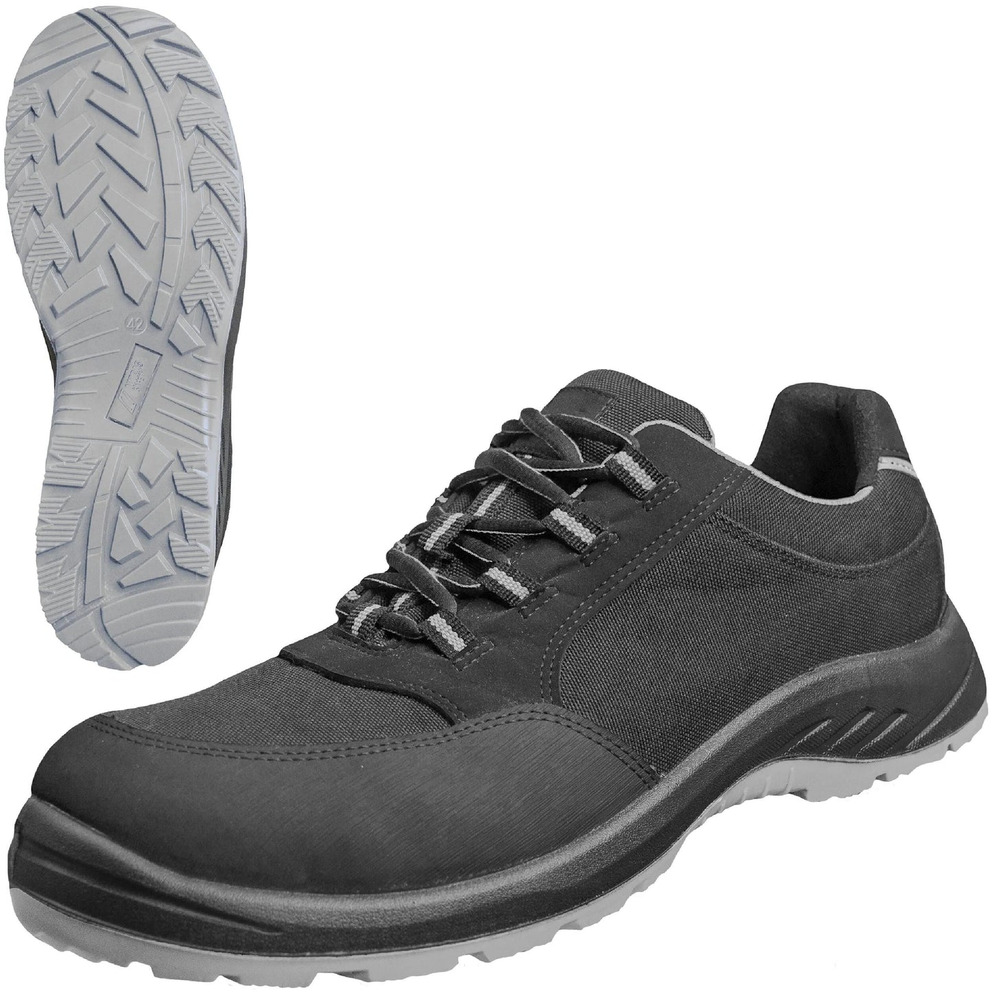 NITRAS SAFETY halbschuh solid step safety shoes gr. 44 nitras solid step gray