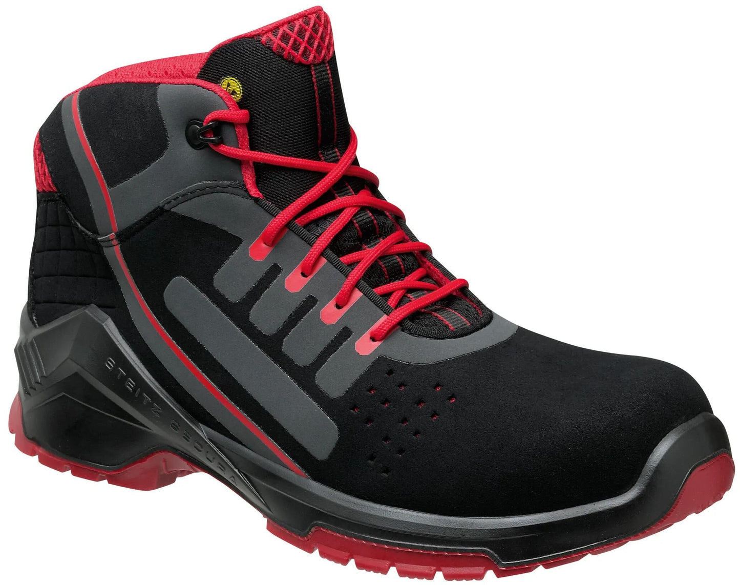 STEITZ SECURA halbschuh vd pro 1760 esd safety boots gr. 45 red vd pro 1760 esd nb