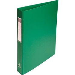 Ringbanden Exacompta karton PP 26x32cm rugbreedte 4cm groen 4-rings D-mechanisme