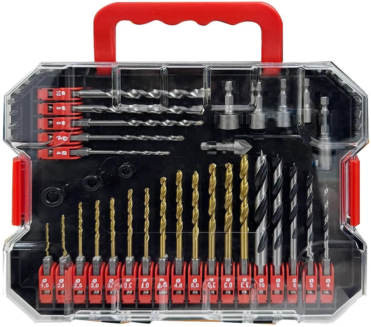 PRO bohrersortiment bits drill assortment 49tlg.