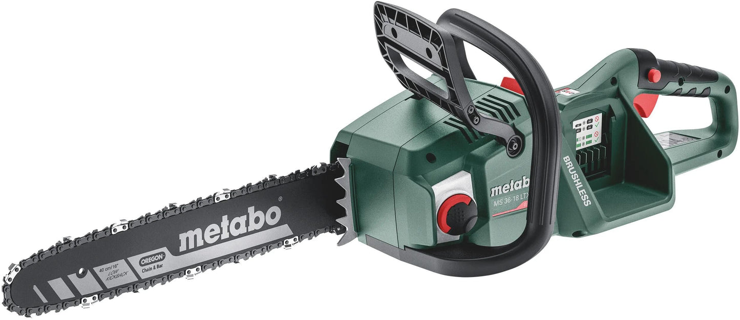 Metabo kettensäge ms 36-18 ltx bl 40 battery chainsaw ms36-18 ltx bl40