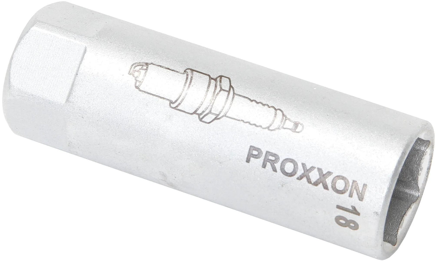 PROXXON zündkerzen-steckschlüsseleinsatz 1 2 end plug insert 18 mm