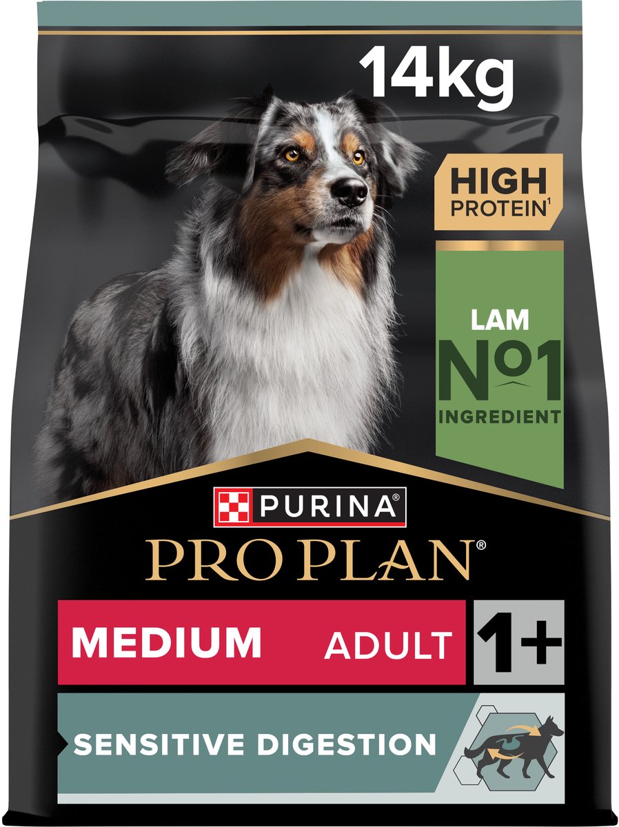 Pro Plan Purina sensitive digestion medium adult - hondenvoer - lam - 14 kg
