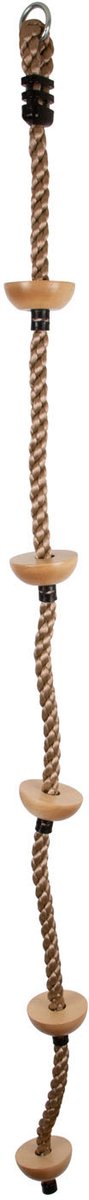 Small Foot - klimladder met houten opstapjes, 190cm