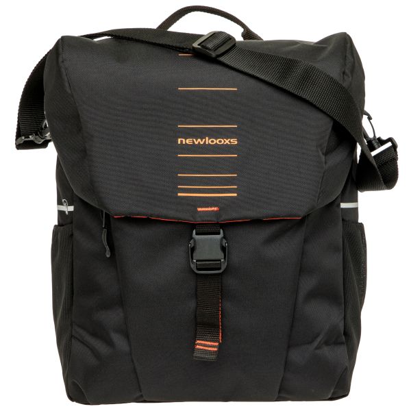 Newlooxs Tas new looxs vigo enkel | zwart oranje | 20l