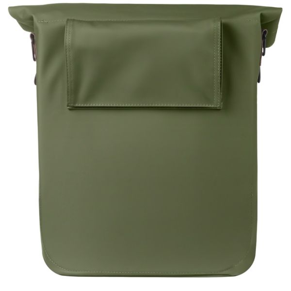 BASIL Tas city shopper groen | mik hooks | 16l