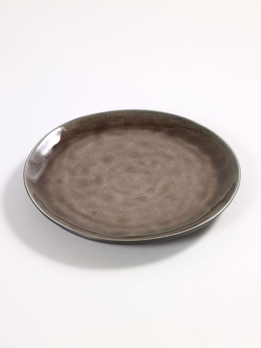 Pure By Pascale Naessens Serax dinerbord - small - ø20,5 cm - 4 stuks - bruin