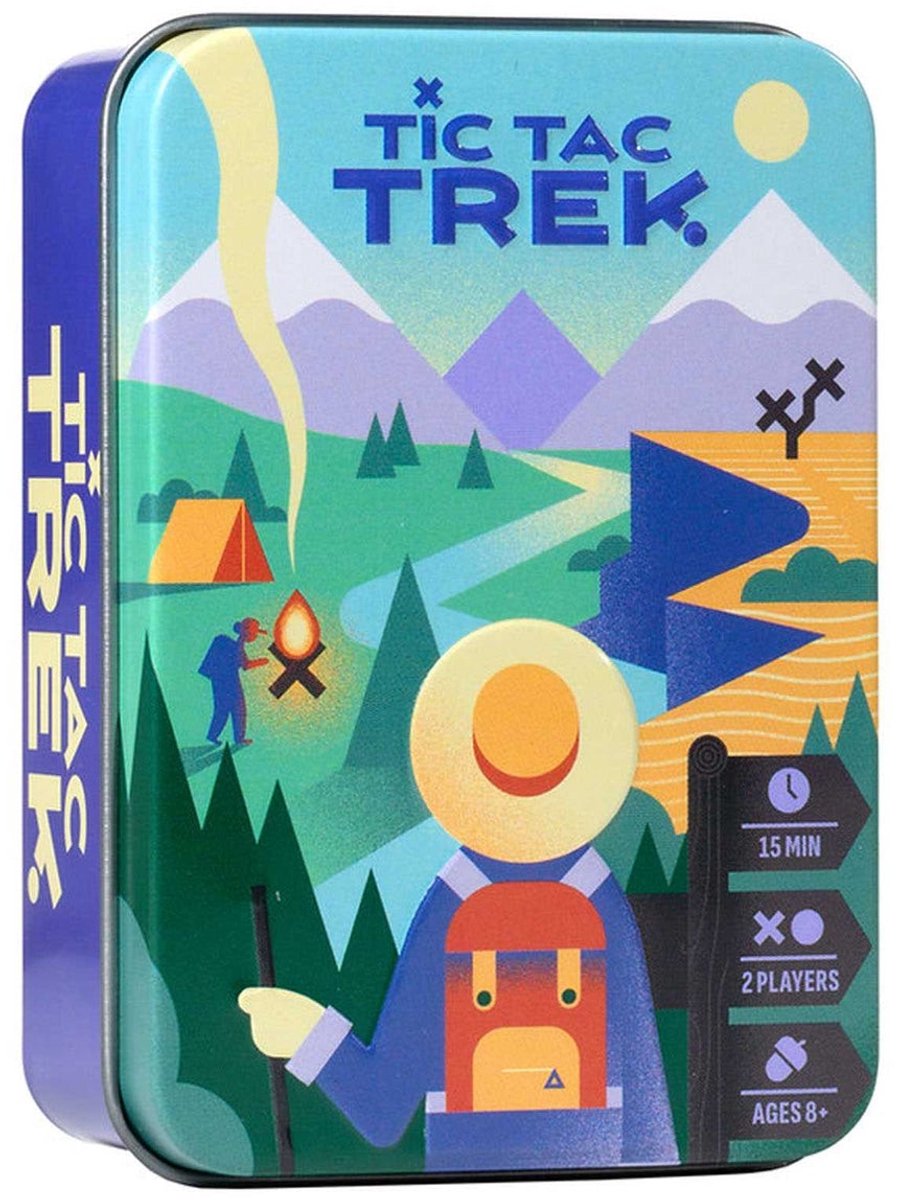 Asmodee Tic tac trek - tactisch wildernisavontuur - compact gezelschapsspel