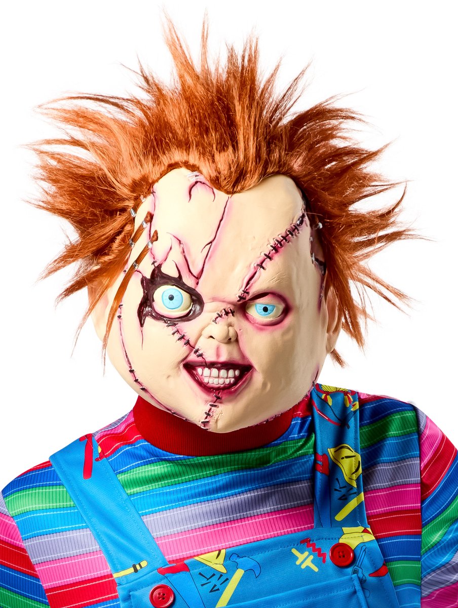 Rubies Chucky stitched up 3 4 masker voor volwassenen - - one size
