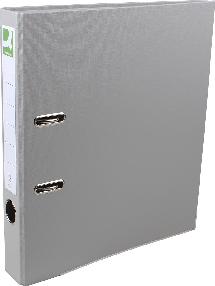 Q-CONNECT ordner, voor ft a4, gewolkt, dubbel, rug van 8 cm, zwart