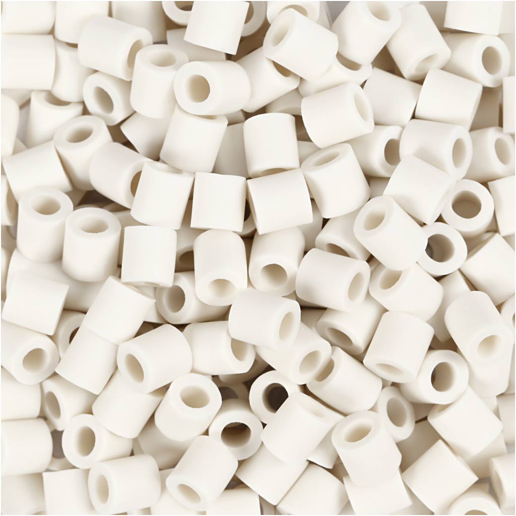 Creativ Company Https: www.cchobby.nl biobeads-van-nabbi-afm-5x5-mm-gatgrootte-2-5-mm-medium-wit-1000-stuk-1-doos