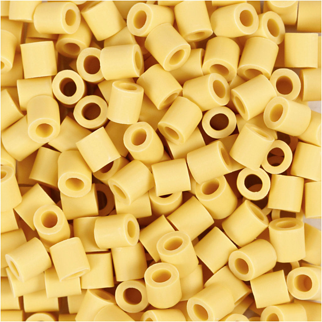 Creativ Company Https: www.cchobby.nl biobeads-van-nabbi-afm-5x5-mm-gatgrootte-2-5-mm-medium-geel-3000-stuk-1-doos