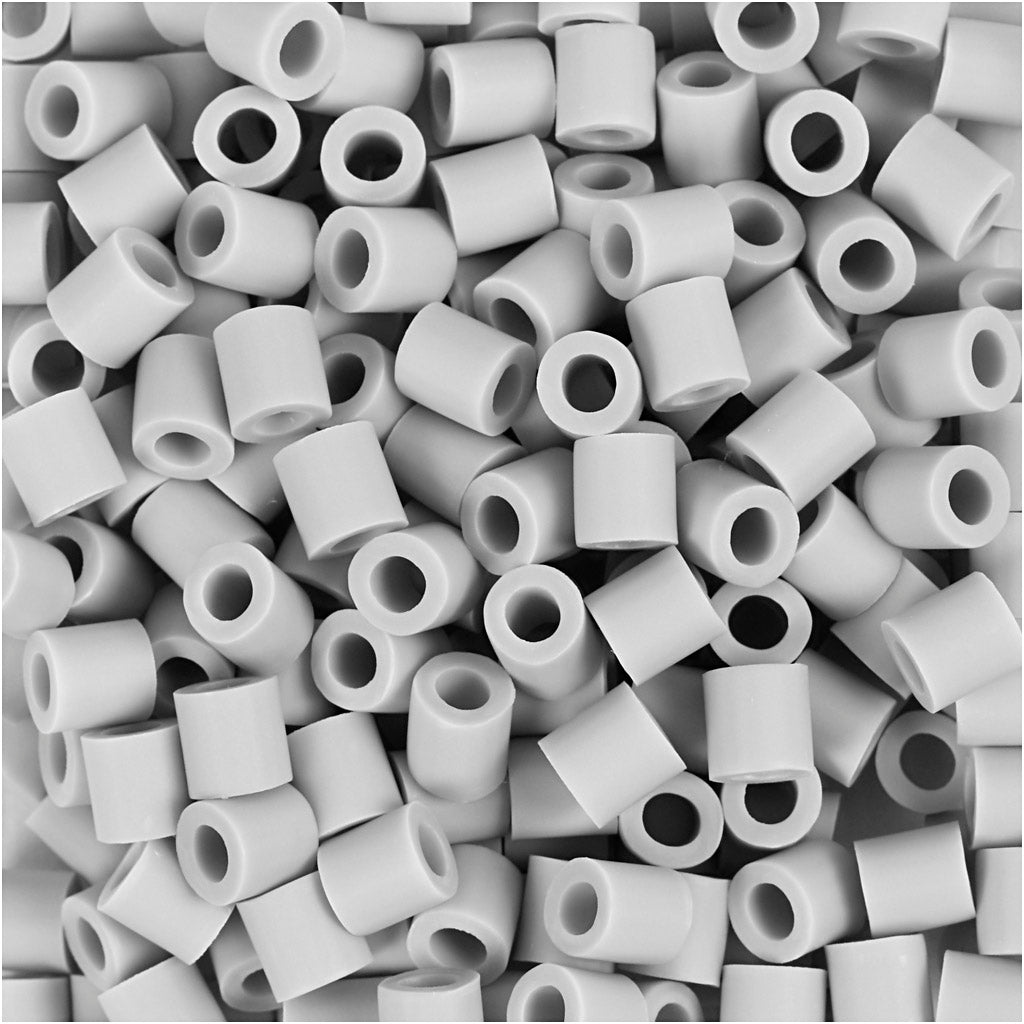 Creativ Company Https: www.cchobby.nl biobeads-van-nabbi-afm-5x5-mm-gatgrootte-2-5-mm-medium-grijs-3000-stuk-1-doos