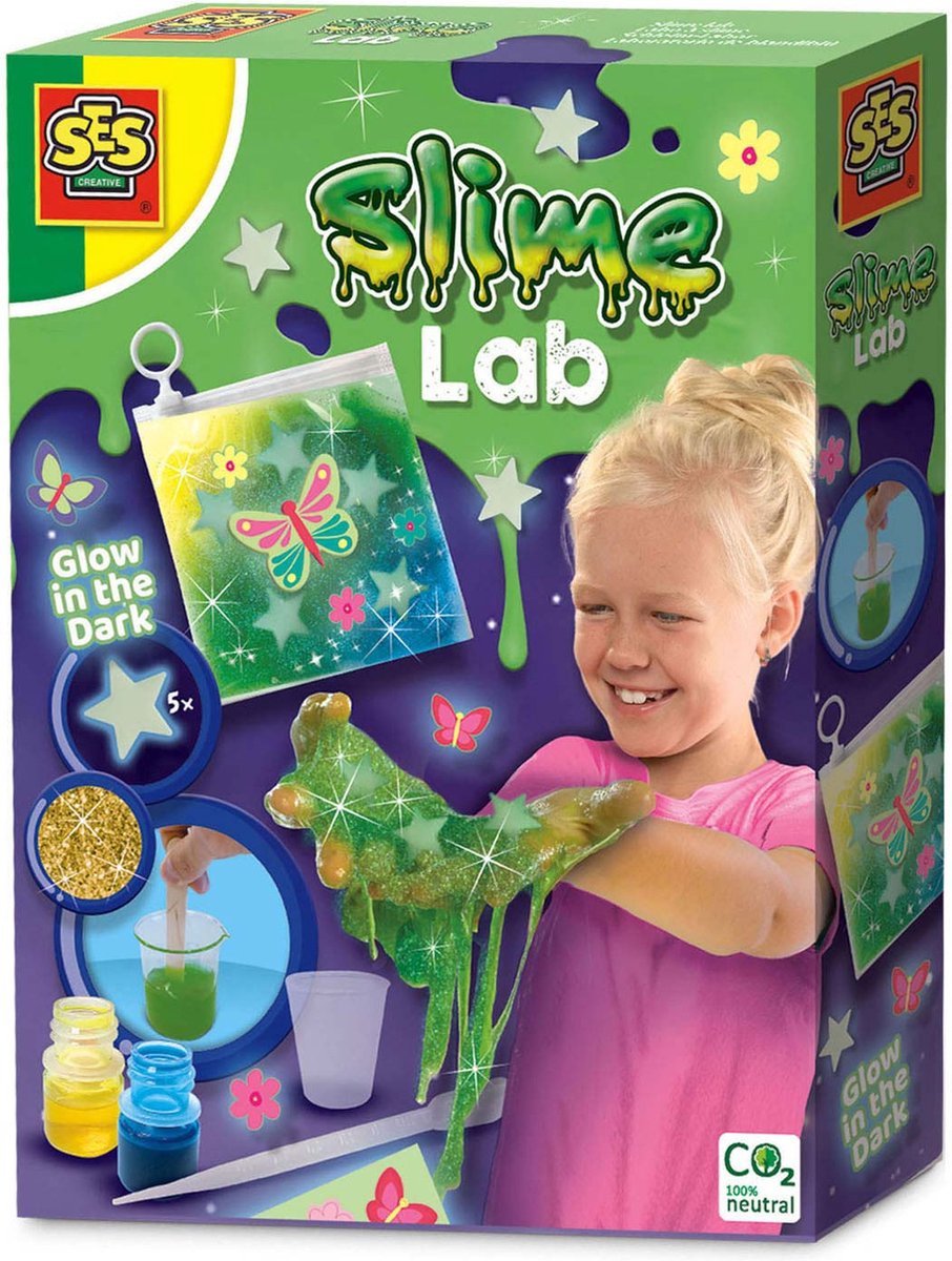 SES Creative Ses slime lab - glow in the dark