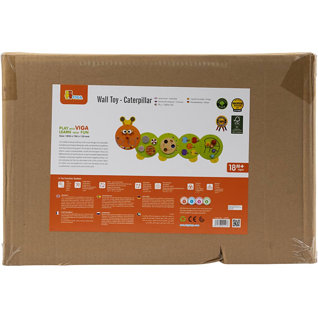 Vigatoys Https: www.cchobby.nl viga-activiteitenspeelwand-h-83-cm-l-185-cm-1-stuk