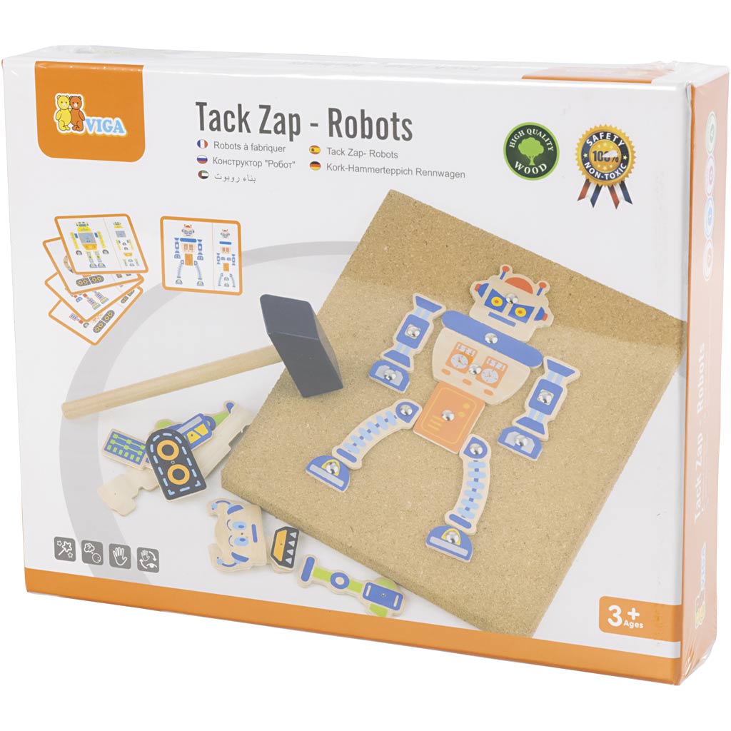 Vigatoys Https: www.cchobby.nl viga-hamermozaiek-set-robot-afm-23x18-cm-1-stuk